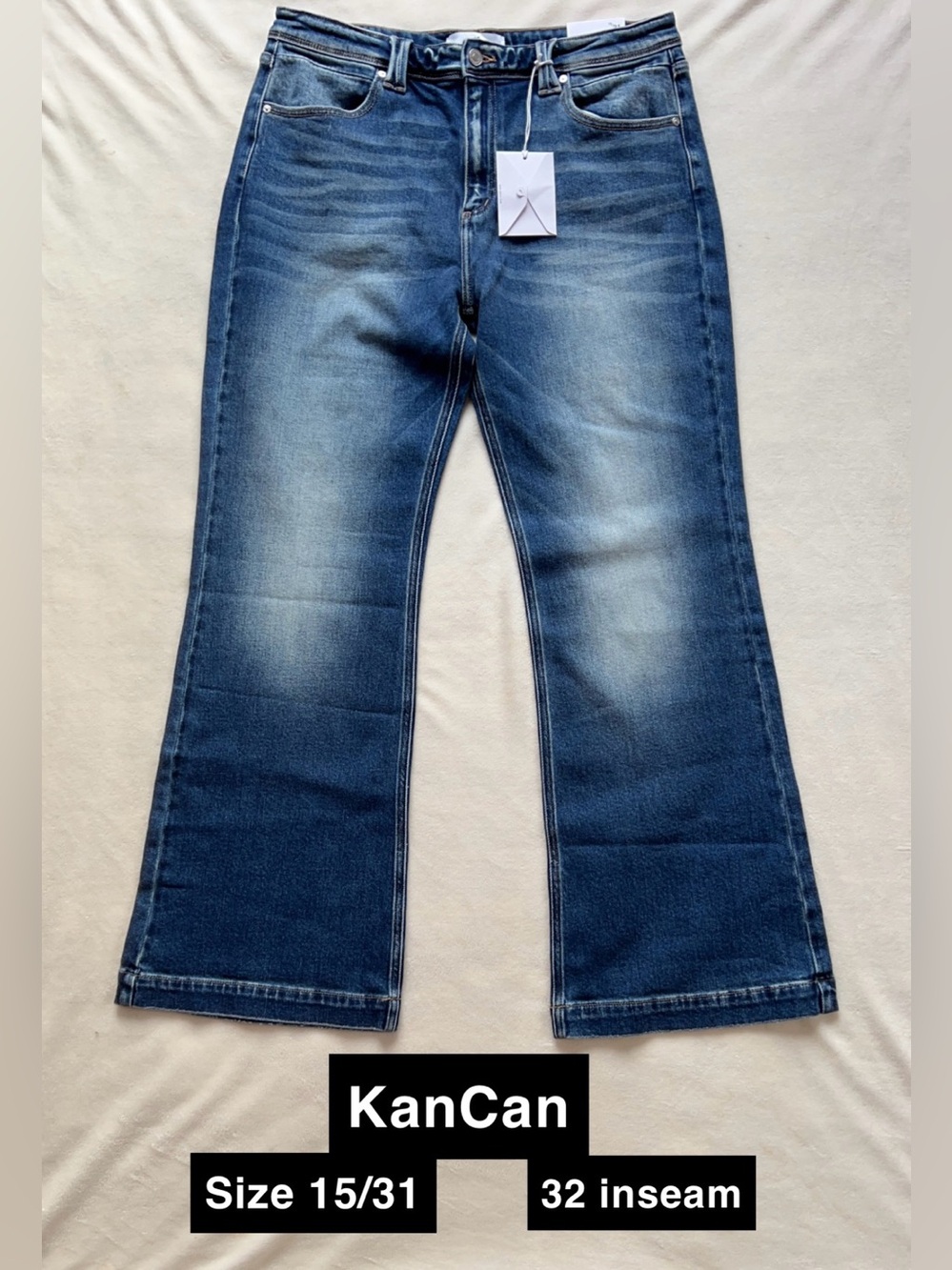 KanCan Blue Faded Flare Jeans